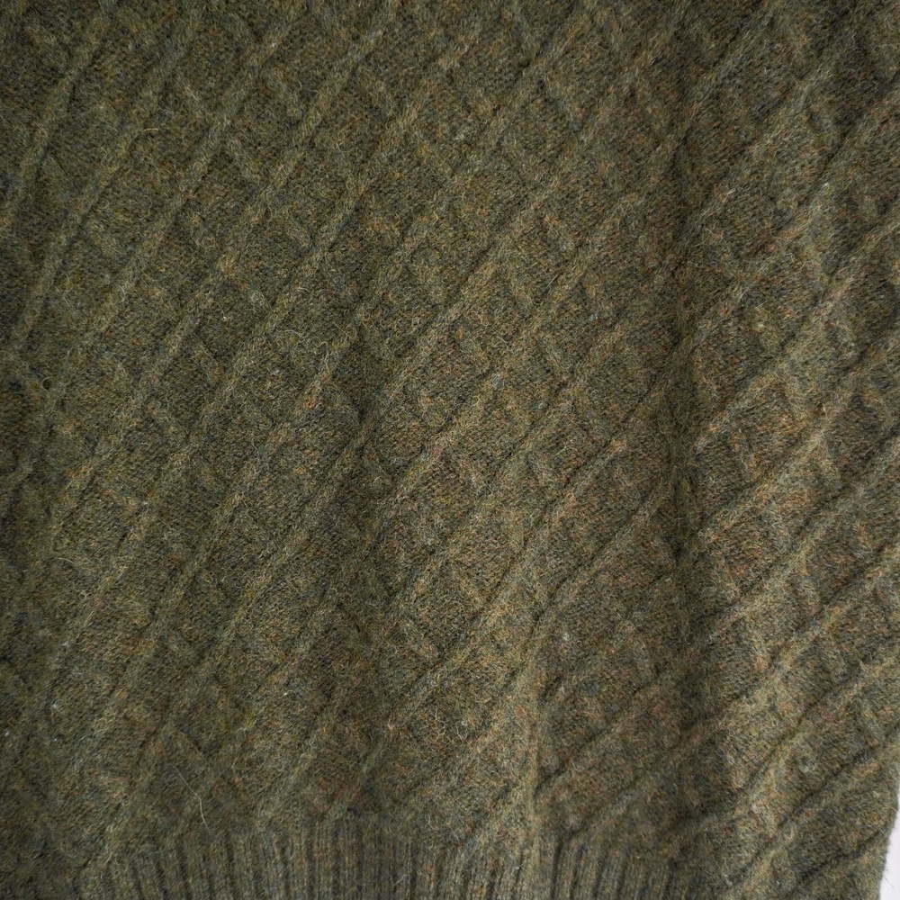 Telluride Clothing Men's Wool Sweater with Cordoroy Shoulder Patches M Grandpa - Picture 4 of 9